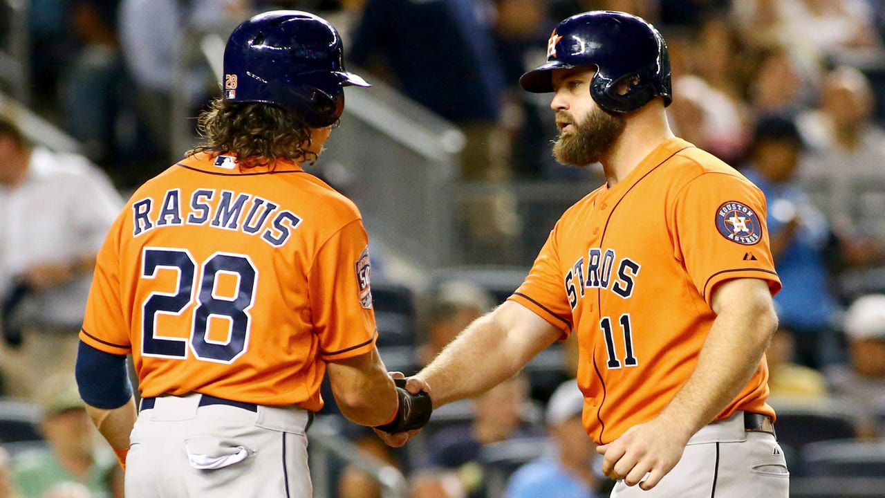 Who improved at the plate in the second half of 2015?